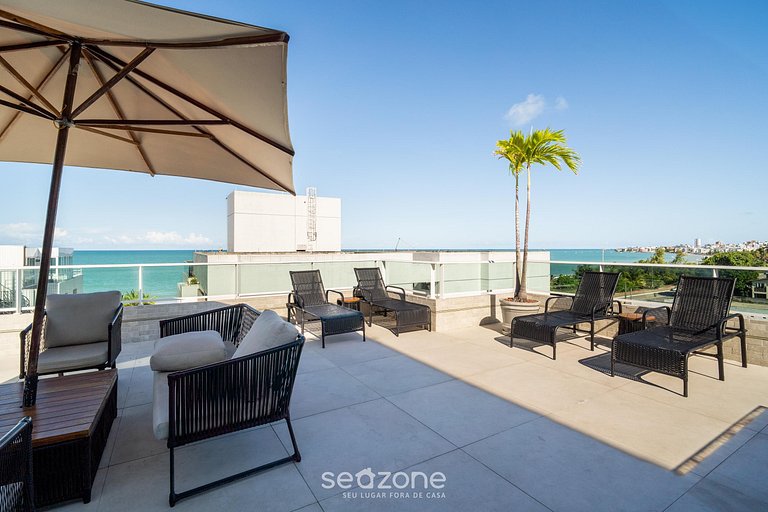 Apto en Cond. c/ Piscina 110 m de la Playa VEM0306