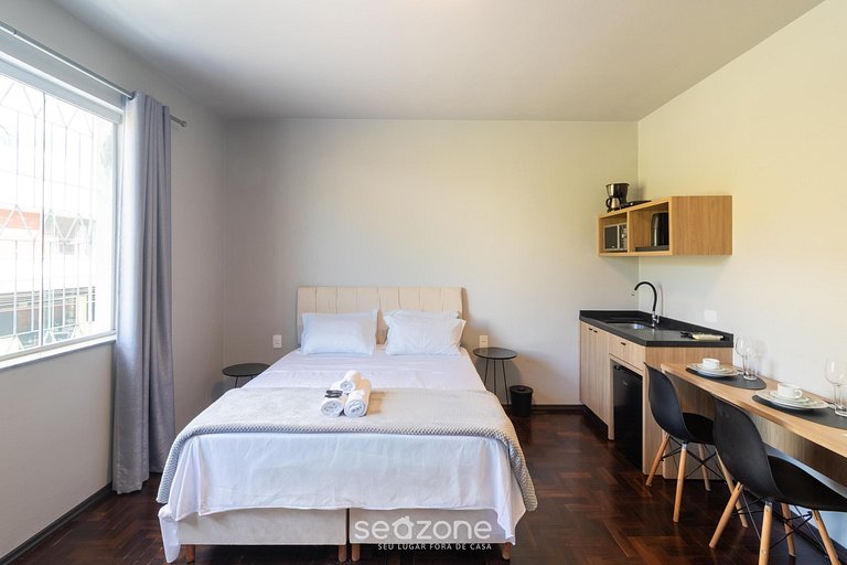 Studio en cond. c/ cochera en Blumenau OLA0004