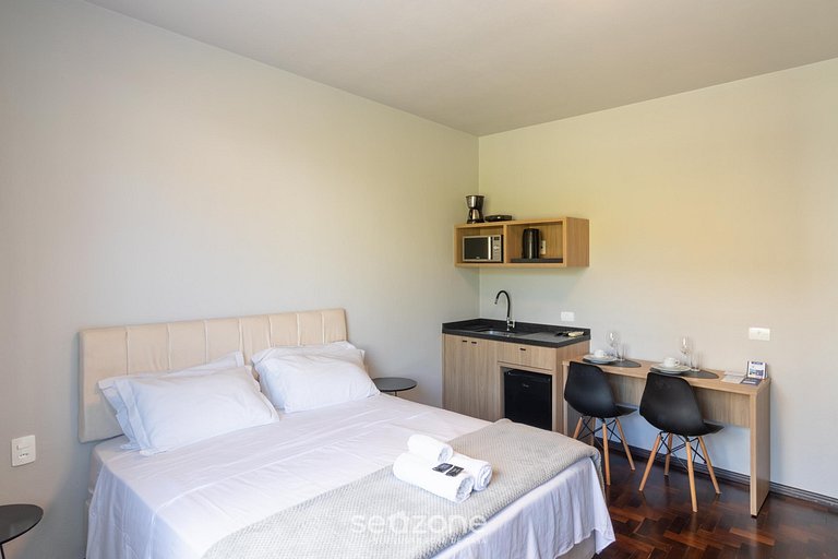 Studio en cond. c/ cochera en Blumenau OLA0004