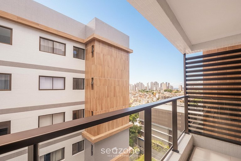 Apto en Cond. con Piscina en Federação HFO1006