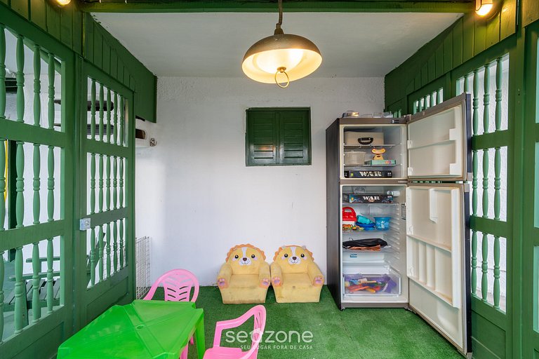 Casa c/ 5QTs e Piscina a 200 m da praia FPL0228