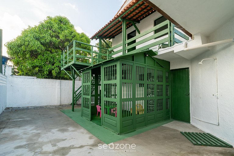 Casa c/ 5QTs e Piscina a 200 m da praia FPL0228