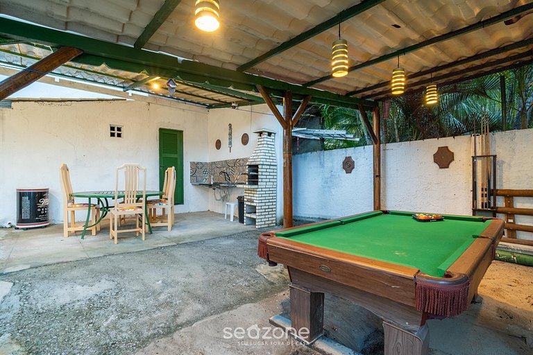 Casa c/ 5QTs e Piscina a 200 m da praia FPL0228