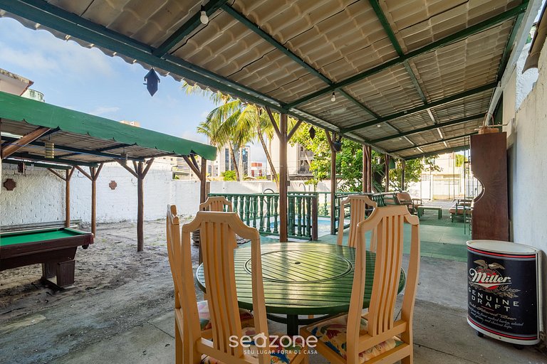 Casa c/ 5QTs e Piscina a 200 m da praia FPL0228