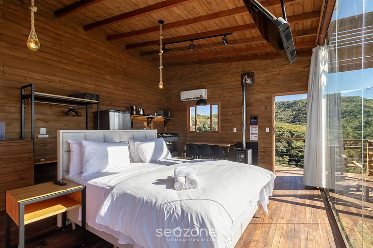 Cabaña con fantástica vista y jacuzzi VST029