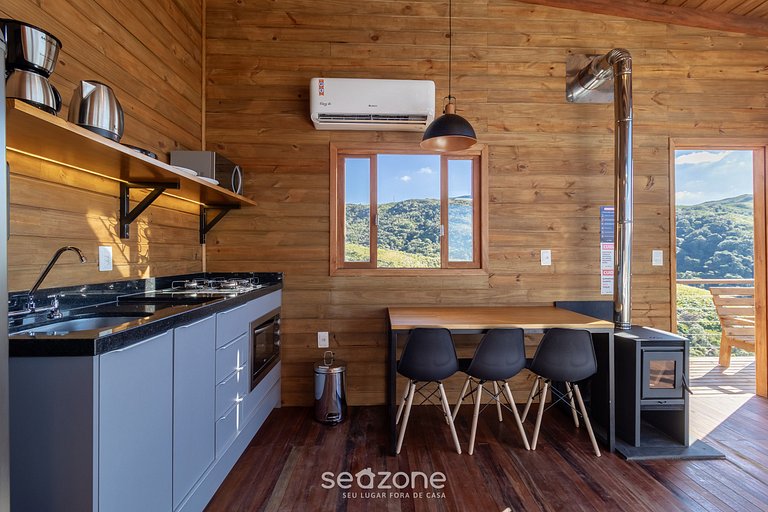 Cabaña con fantástica vista y jacuzzi VST029