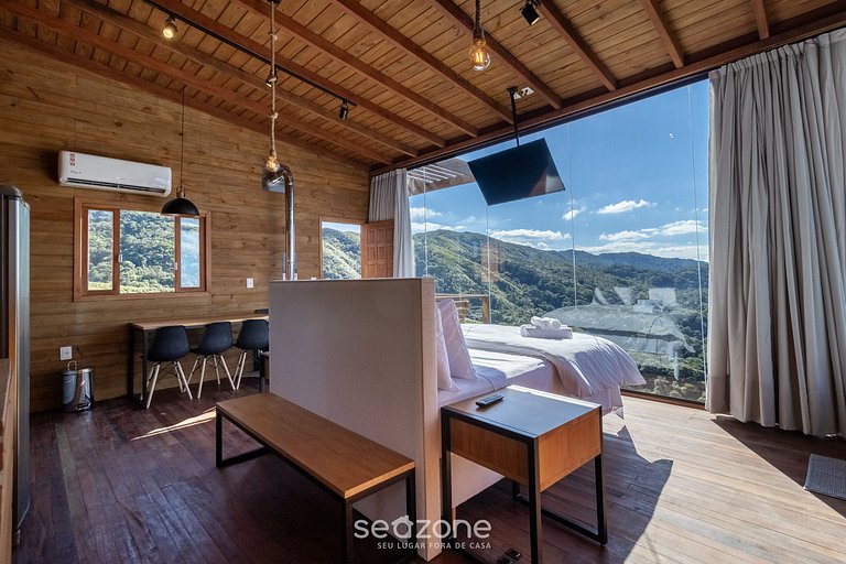 Cabaña con fantástica vista y jacuzzi VST029