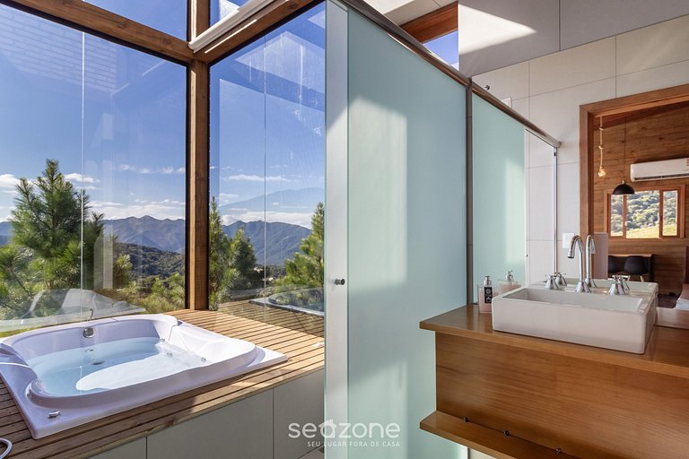 Cabaña con fantástica vista y jacuzzi VST029