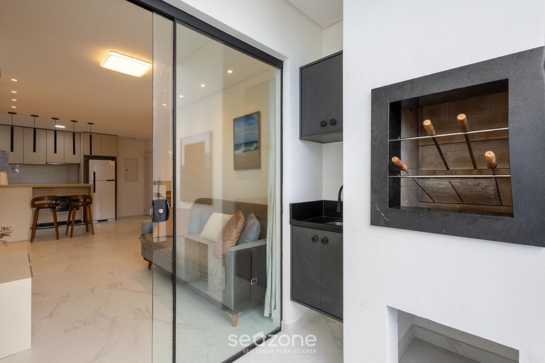 Apto c/ churrasqueira a 500m da praia STW1506