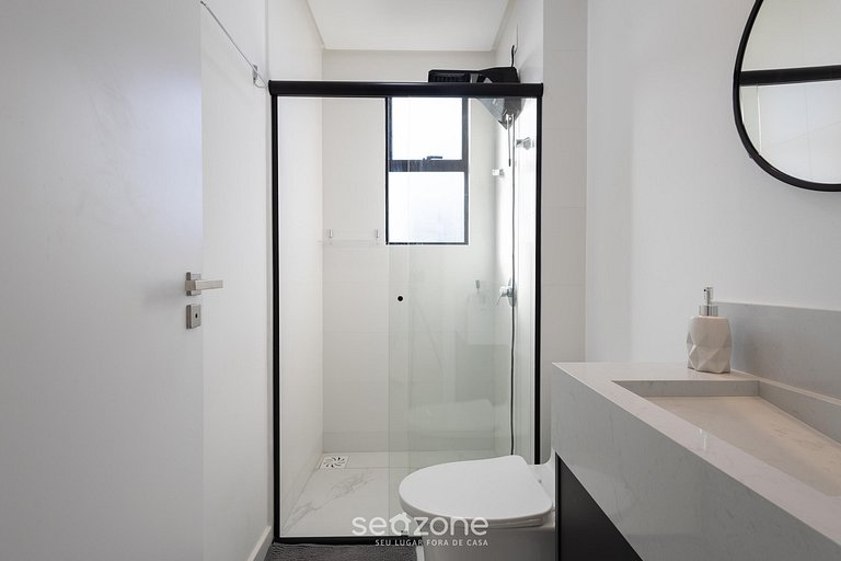 Apto c/ churrasqueira a 500m da praia STW1506