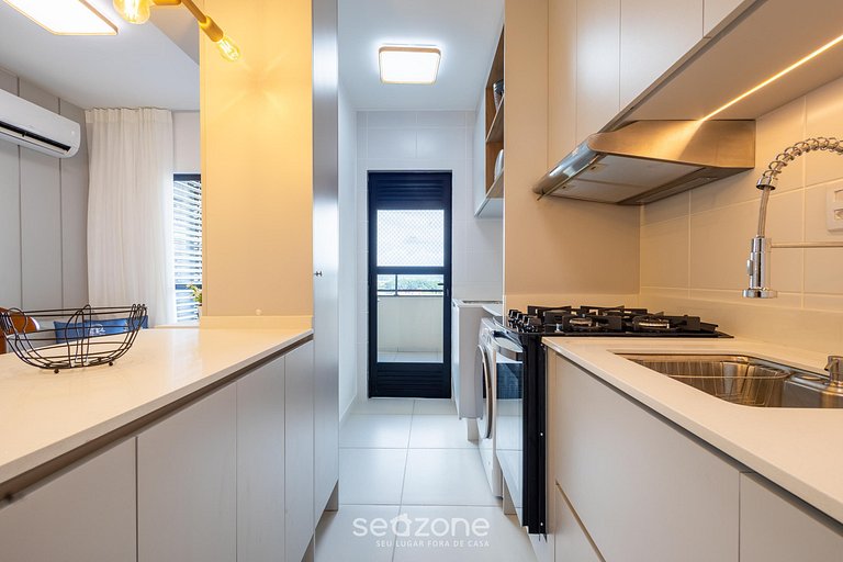 Apto c/ parrilla en condominio c/ piscina SKL0707