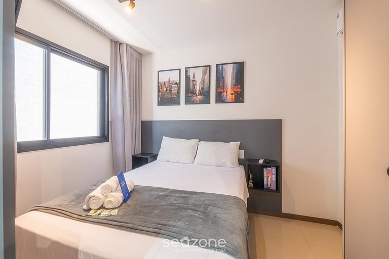 Apto c/ suíte e cond. c/ academia na Graça HGR0204