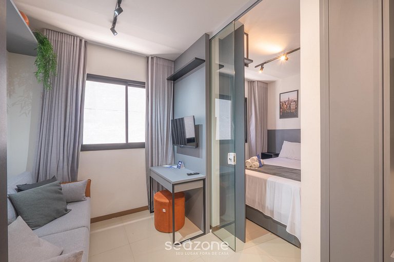 Apto c/ suíte e cond. c/ academia na Graça HGR0204