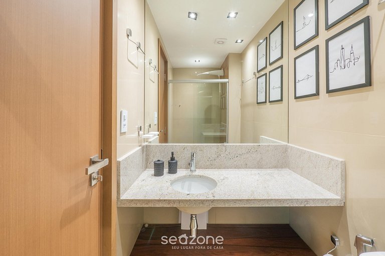 Apto c/ suite en cond. c/ gimnasio, Graça HGR0204