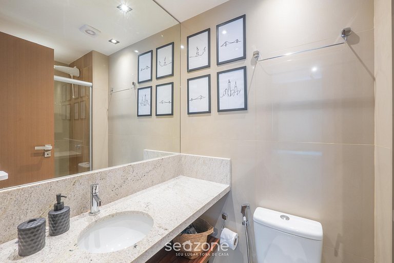 Apto c/ suite en cond. c/ gimnasio, Graça HGR0204