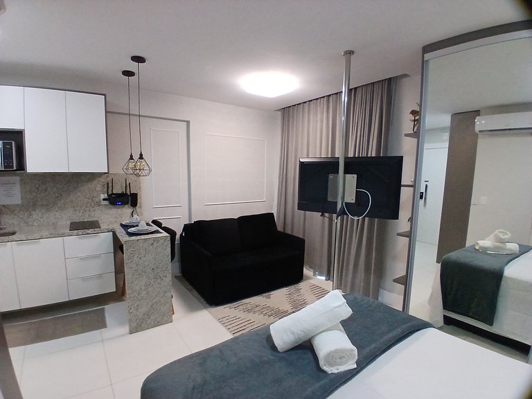 Studio Vista Parcial al Mar 300 m de Playa PSP0809