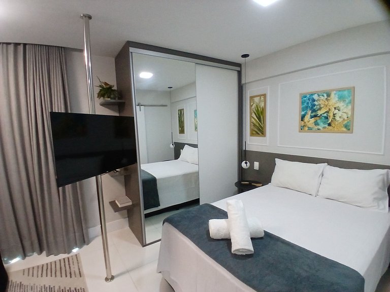 Studio Vista Parcial al Mar 300 m de Playa PSP0809