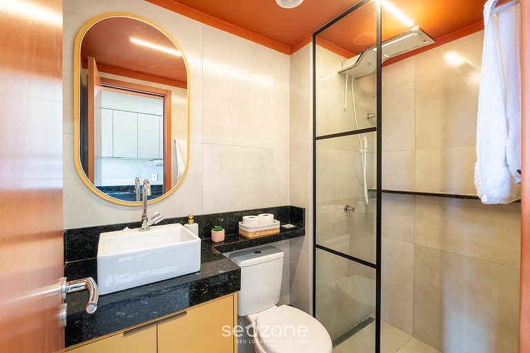 Studio em Cond. c/ Piscina em Piatã ONE0203