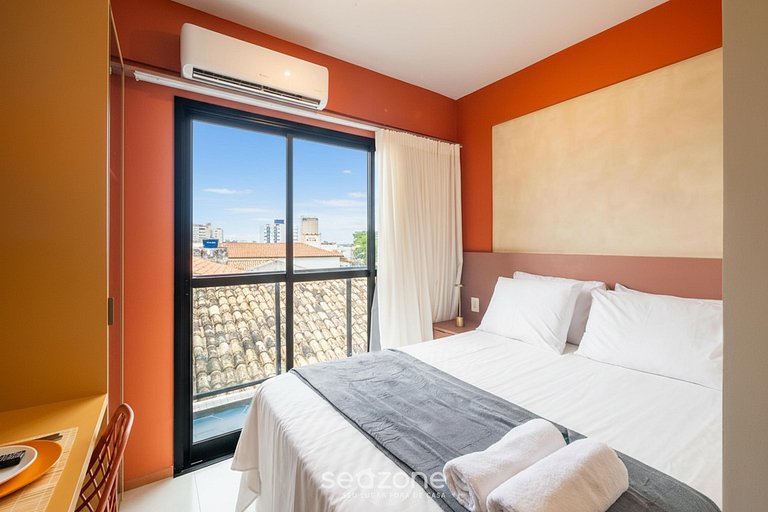 Studio en Cond. con Piscina en Piatã ONE0203