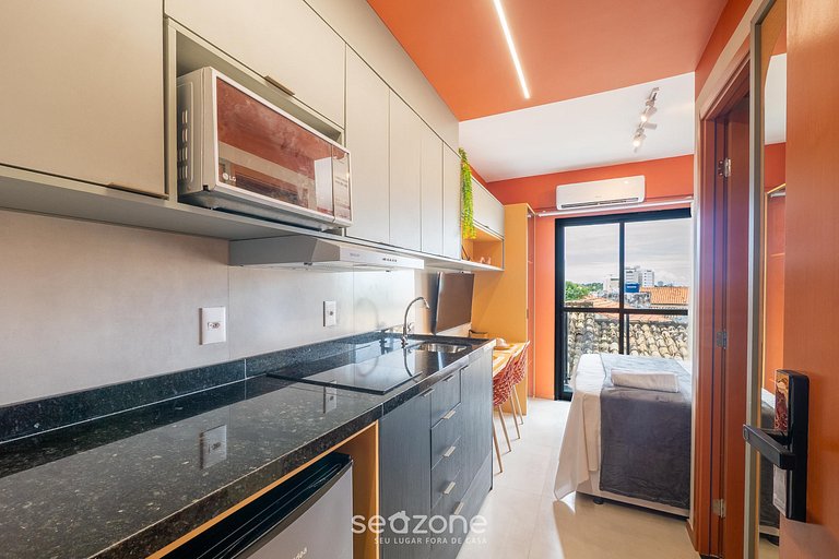 Studio em Cond. c/ Piscina em Piatã ONE0203