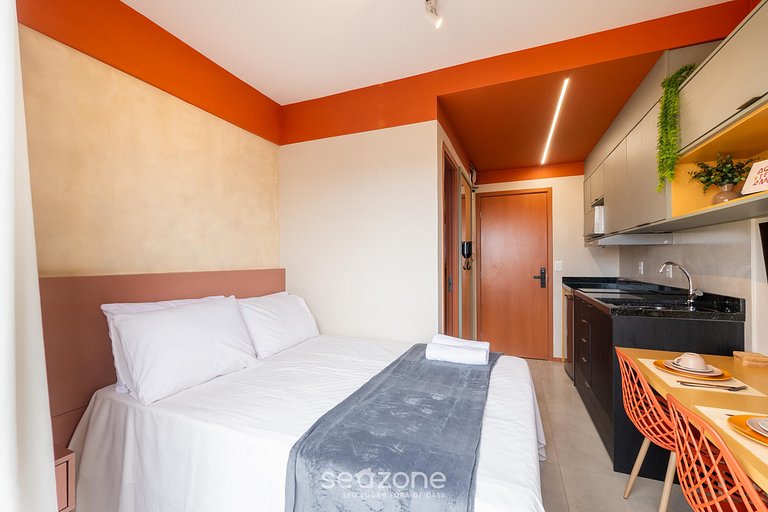 Studio em Cond. c/ Piscina em Piatã ONE0203