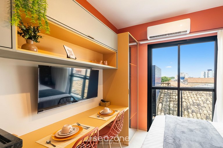 Studio em Cond. c/ Piscina em Piatã ONE0203