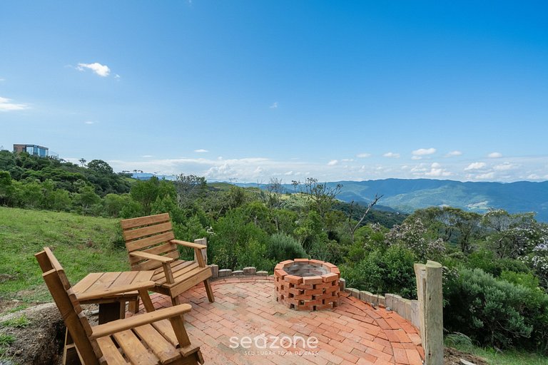 Cabana com vista panorâmica da Serra VST043