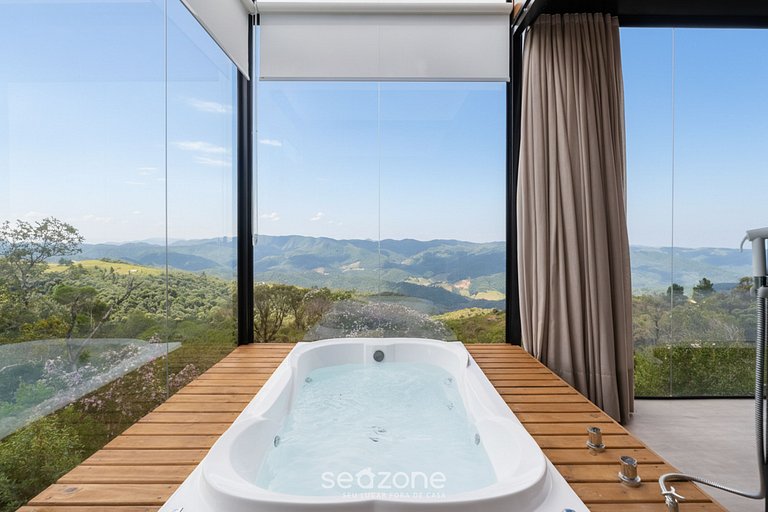 Cabana com vista panorâmica da Serra VST043