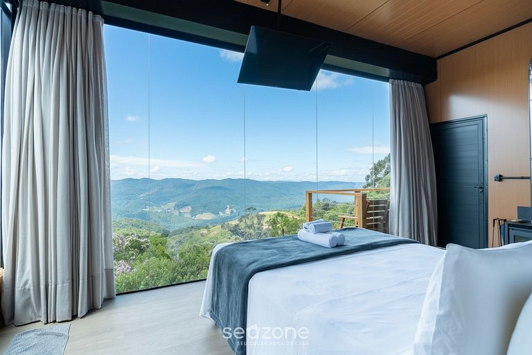 Cabana com vista panorâmica da Serra VST043