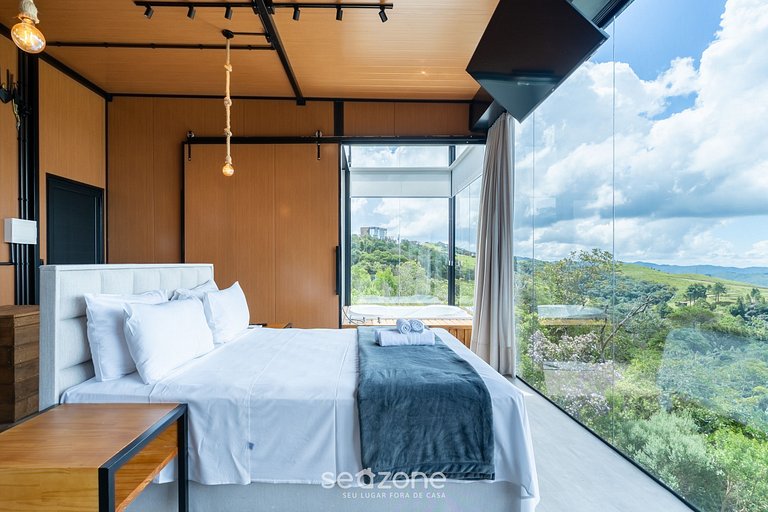 Cabana com vista panorâmica da Serra VST043