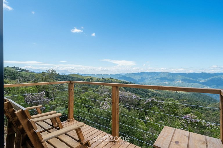 Cabaña con vista panorámica a la Sierra VST044