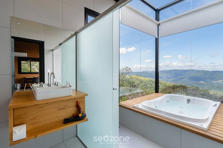 Cabaña con vista panorámica a la Sierra VST044