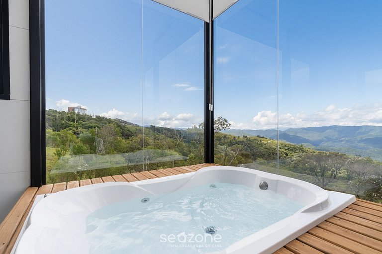 Cabana com vista panorâmica da Serra VST044