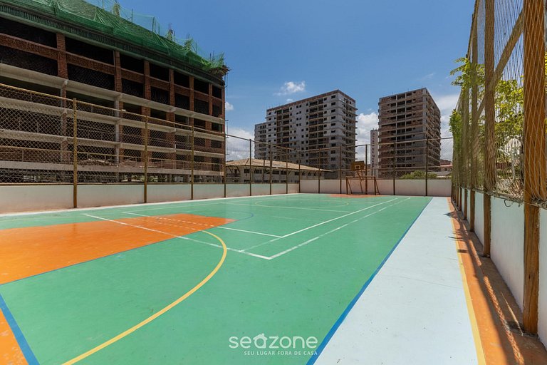 Apto Vista lateral mar em cond. c/ Piscina SRC0303