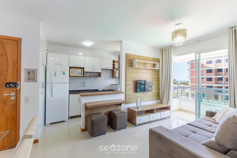 Apt vista lateral mar en cond c/ piscina SRC0303