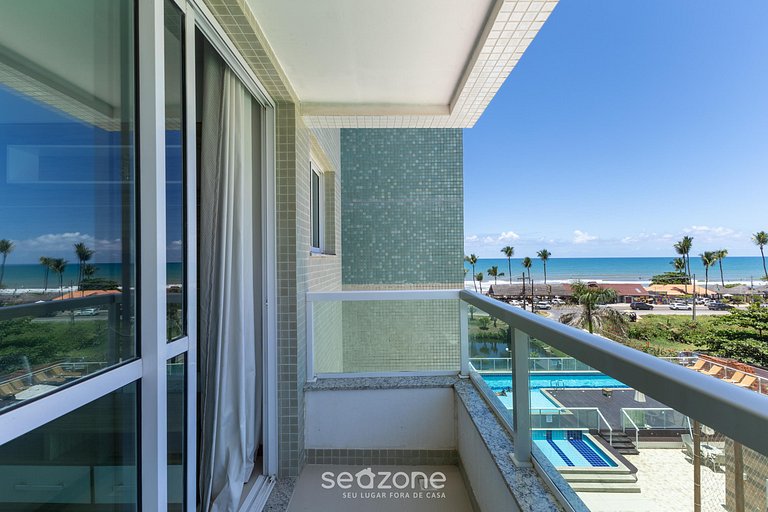 Apt vista lateral mar en cond c/ piscina SRC0303