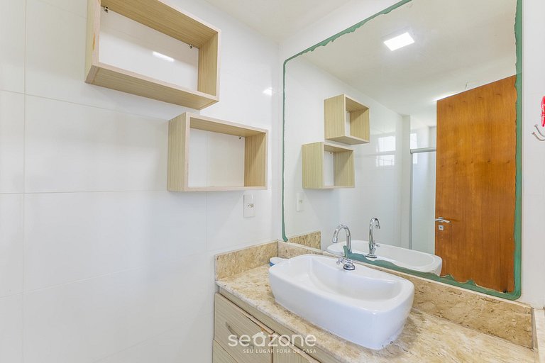 Apt vista lateral mar en cond c/ piscina SRC0303