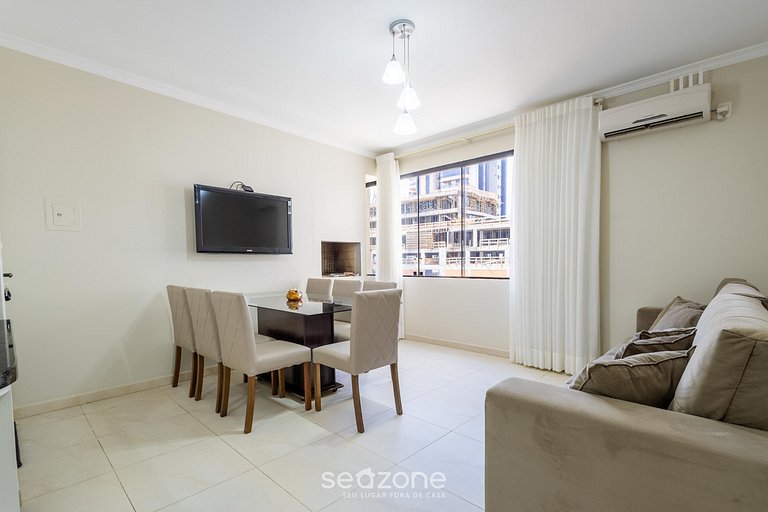 Apto c/ churrasq. a 210 do mar, Piçarras LCR0301