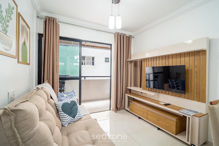 Apto de 2 Dormitorios a 260 m de la Playa EMH0104