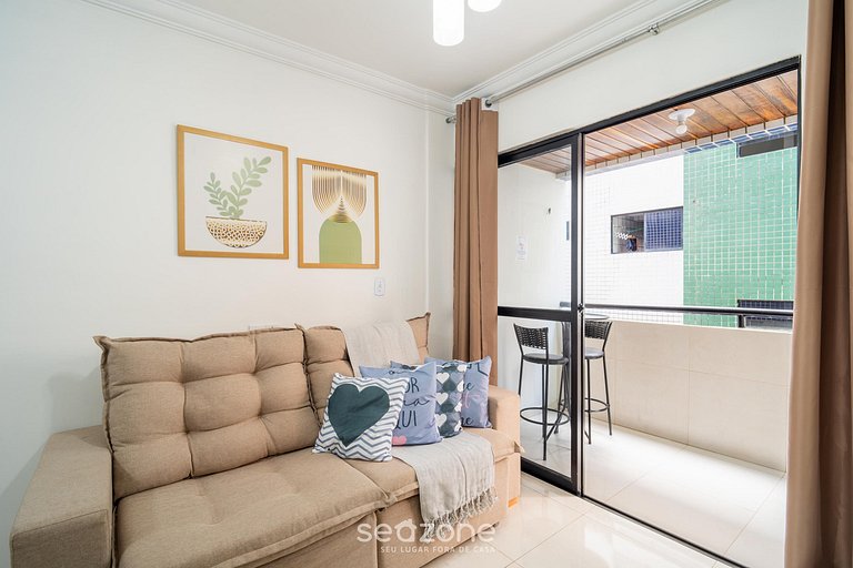 Apto de 2 Dormitorios a 260 m de la Playa EMH0104