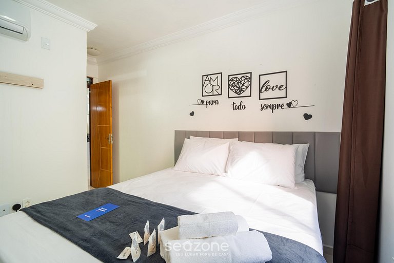 Apto 2 Quartos a 260m da Praia EMH0104