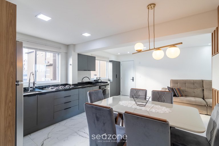 Apto c/ Churrasq. a 550m da Praia GEV1701