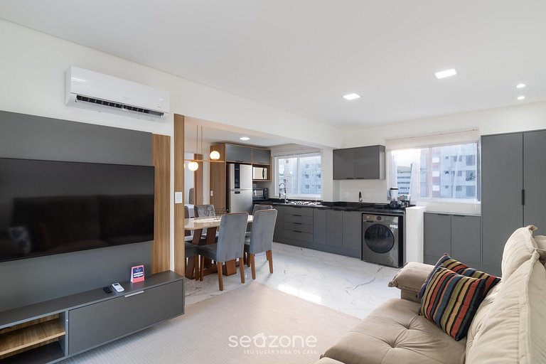 Apto c/ Churrasq. a 550m da Praia GEV1701