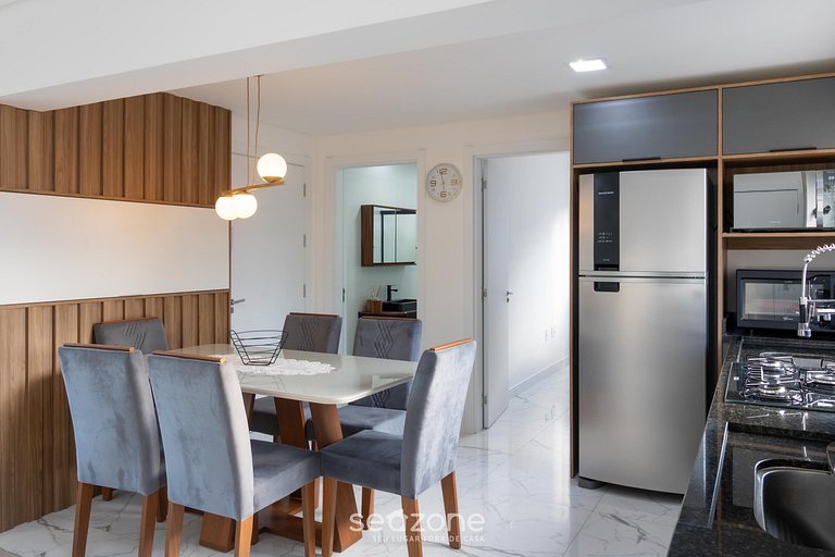 Apto con Parrilla a 550 m de la Playa GEV1701