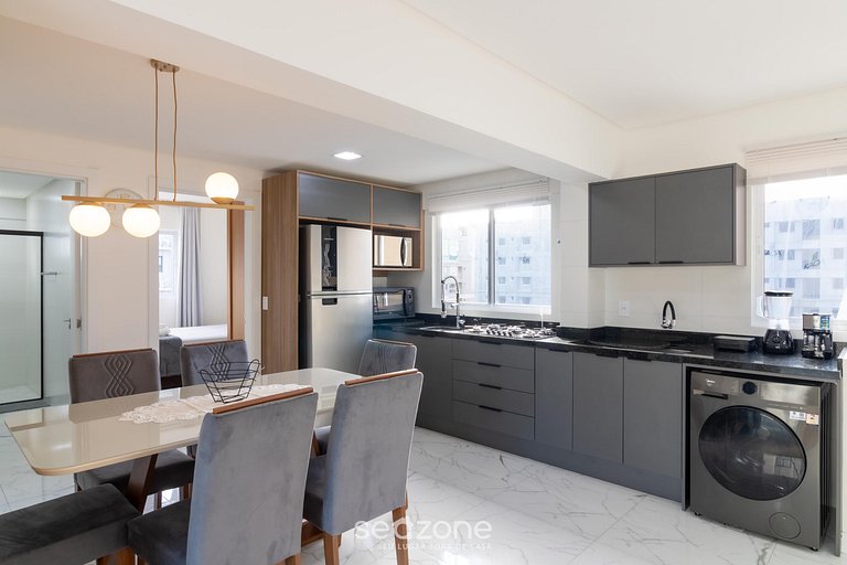 Apto c/ Churrasq. a 550m da Praia GEV1701