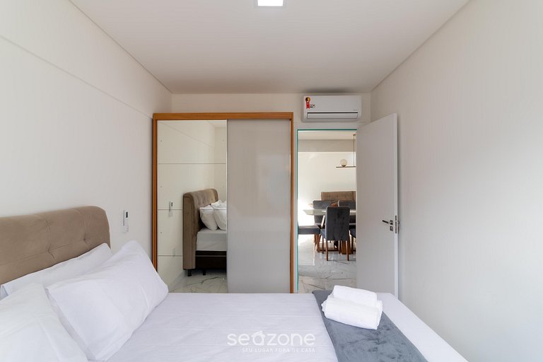 Apto con Parrilla a 550 m de la Playa GEV1701