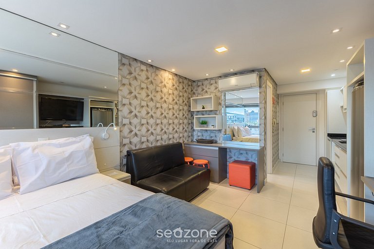 Studio en Cond. c/ Piscina en Rebouças SAK0819