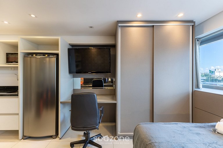 Studio en Cond. c/ Piscina en Rebouças SAK0819