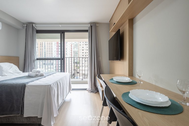 Estudio en edificio c/ balcón en Perdizes CEP00427