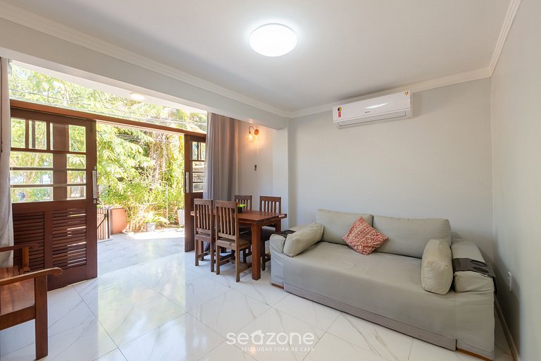 Apto 2Q c/ acesso direto à praia VSM0001